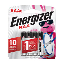 Load image into Gallery viewer, Energizer MAX AAA Batteries - 8 pack