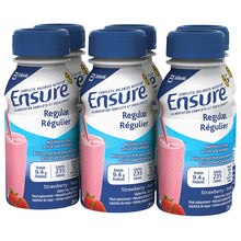 Load image into Gallery viewer, Ensure Regular Meal Replacement, Strawberry - 6 x 235 ml