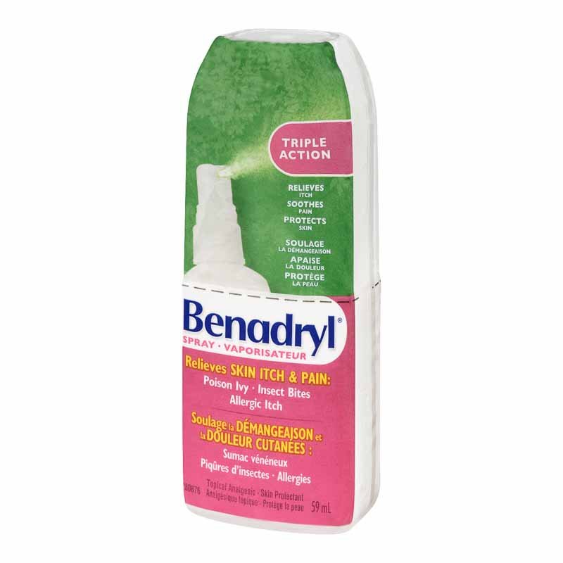 Benadryl Triple Action Itch And Pain Relief Spray 59 Ml Johnstone Ida Pharmacy