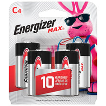 Load image into Gallery viewer, Energizer MAX C Batteries - 4 pack