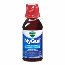 Load image into Gallery viewer, Vicks NyQuil Cold and Flu Liquid, Cherry Flavour - 236 ml