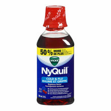 Load image into Gallery viewer, Vicks NyQuil Cold and Flu Liquid, Cherry Flavour - 354 ml