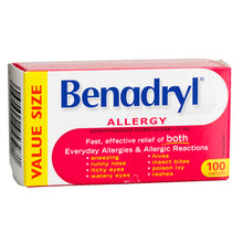 Load image into Gallery viewer, Benadryl Allergy Relief Caplets - 100 caplets (Value Size)
