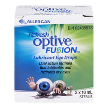 Load image into Gallery viewer, Refresh Optive Fusion Lubricant Eye Drops - 2 x 10 ml