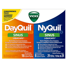Load image into Gallery viewer, Vicks DayQuil NyQuil Sinus LiquiCaps - 24 capsules