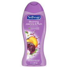 Load image into Gallery viewer, Softsoap Moisturizing Body Wash, Formulated Without Parabens And Phtalates, Blooming Jasmine And Plum - 591 mL
