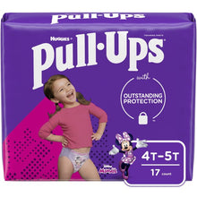 Load image into Gallery viewer, Huggies Pull-Ups for Girls, 4T-5T - 17 training pants