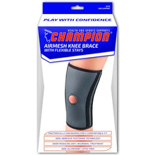 Load image into Gallery viewer, Champion AirMesh Knee Brace with Flexible Stays, Medium - 13" to 15.75" (33 - 40 cm)