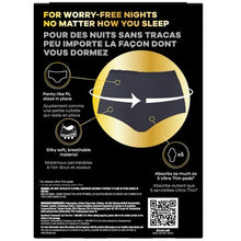 Load image into Gallery viewer, Always Zzzz Overnight Disposable Period Underwear, Large-XL - 3 underwears