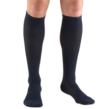 Load image into Gallery viewer, Truform Men's Knee High Socks, 15-20 mmHg, Small, Navy - 1 pair