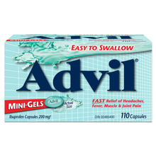 Load image into Gallery viewer, Advil Ibuprofen Mini-Gels - 110 capsules x 200 mg