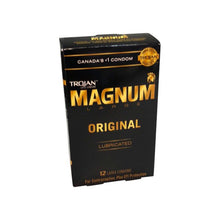 Load image into Gallery viewer, Trojan Magnum Large Original Latex Condoms - 12 pieces
