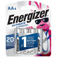 Load image into Gallery viewer, Energizer Ultimate Lithium AA Batteries - 4 pack