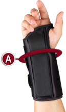 Load image into Gallery viewer, OTC Professional Orthopaedic Lightweight Breathable 8" Wrist Splint, Right, Large - 7.5" - 8.5" (19.0 - 21.6)
