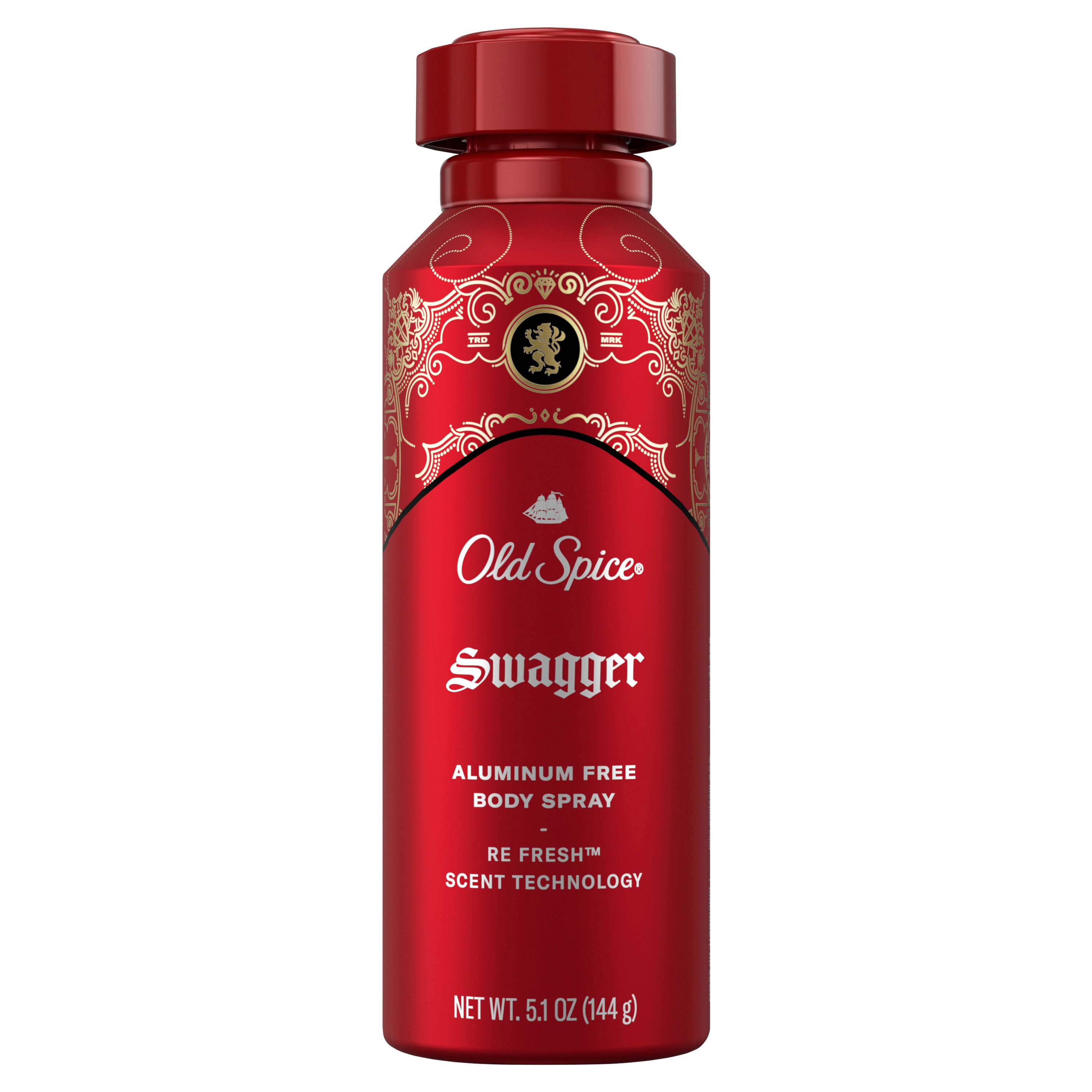 Old Spice Aluminum Free Body Spray, Swagger - 144 g