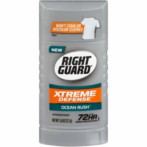 Right Guard Xtreme Defense, Ocean Rush - 73 g