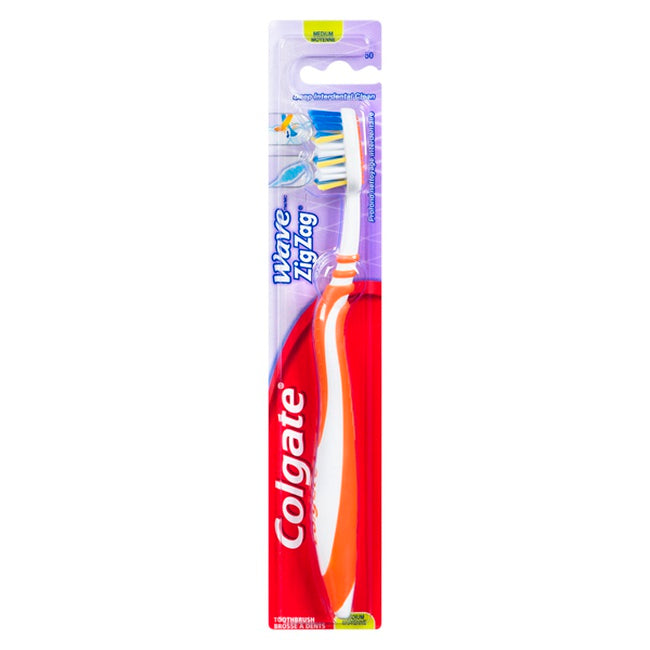 Colgate Ultra Fit Zig Zag Toothbrush, Medium - 1 unit