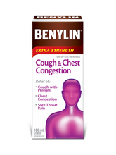 Load image into Gallery viewer, Benylin Extra Strength Cough &amp; Chest Congestion Syrup - 100 ml
