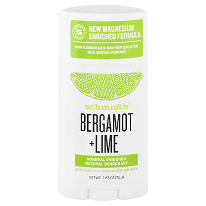 Schmidt's Bergamot & Lime Natural Deodorant - 75 g