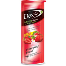 Load image into Gallery viewer, Dex4 Fast Acting Glucose, Strawberry - 10 tablets
