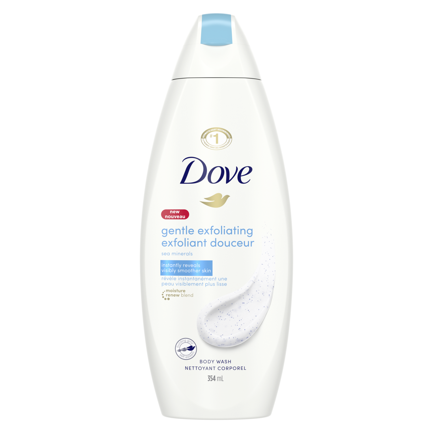 Dove Gentle Exfoliating Body Wash with Sea Minerals - 354 ml