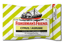 Load image into Gallery viewer, Fisherman&#39;s Friend Sucrose Free Citrus Lozenges - 22 lozenges
