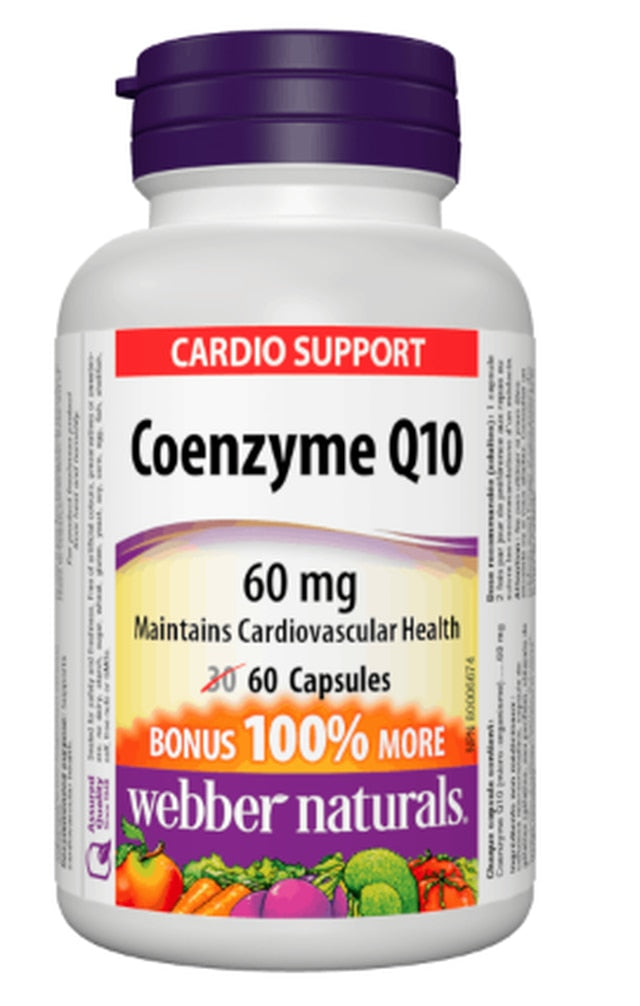 Webber Naturals Coenzyme Q10 60 mg - 60 capsules