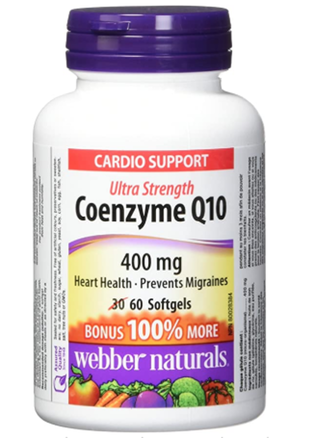 Webber Naturals Ultra Strength Coenzyme Q10  400 mg - 60 softgels