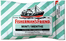 Load image into Gallery viewer, Fisherman&#39;s Friend Sucrose Free Mint Lozenges - 22 lozenges
