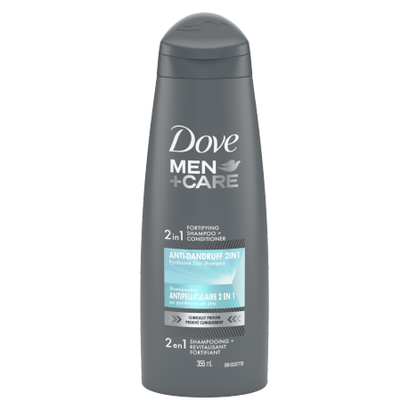 Dove Men+Care 2-in-1 Fortifying Anti-Dandruff Shampoo + Conditioner- 355 ml