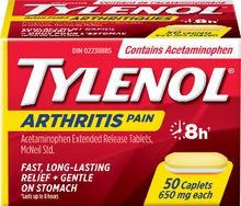 Load image into Gallery viewer, Tylenol Arthritis Pain Acetaminophen - 50 caplets x 650 mg
