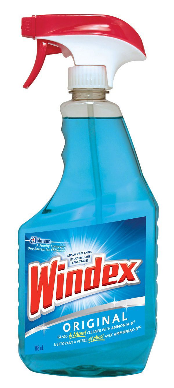 Windex Glass and More Cleaner With Ammonia-D, Original- 765 mL