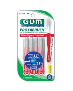 GUM Proxabrush Go-Betweens Dental Cleaners, Ultra Tight - 8 picks