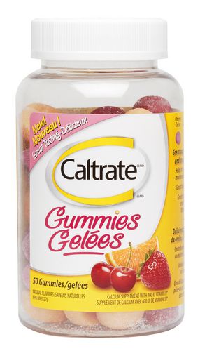 Caltrate Gummies - 50 gummies