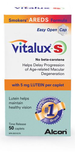 Vitalux-S with 5mg Lutein per Caplet - 50 caplets