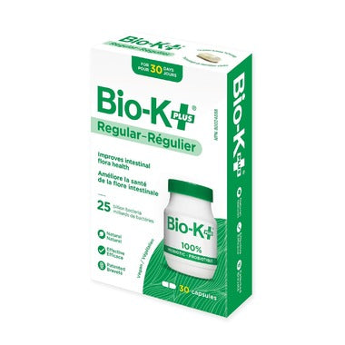 Bio-K+ Regular 25 Billion Probiotics - 30 capsules