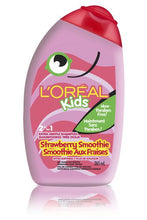 Load image into Gallery viewer, L&#39;Oreal Kids 2-in-1 Extra Gentle Shampoo,Strawberry Smoothie - 265 ml
