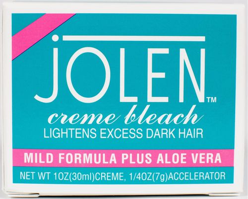 Jolen Creme Bleach, Mild Formula Plus Aloe Vera - 30 ml creme, 7 g accelerator