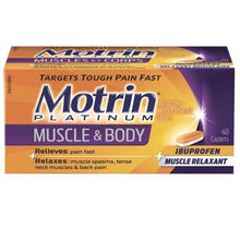 Load image into Gallery viewer, Motrin Platinum Muscle &amp; Body - 40 caplets
