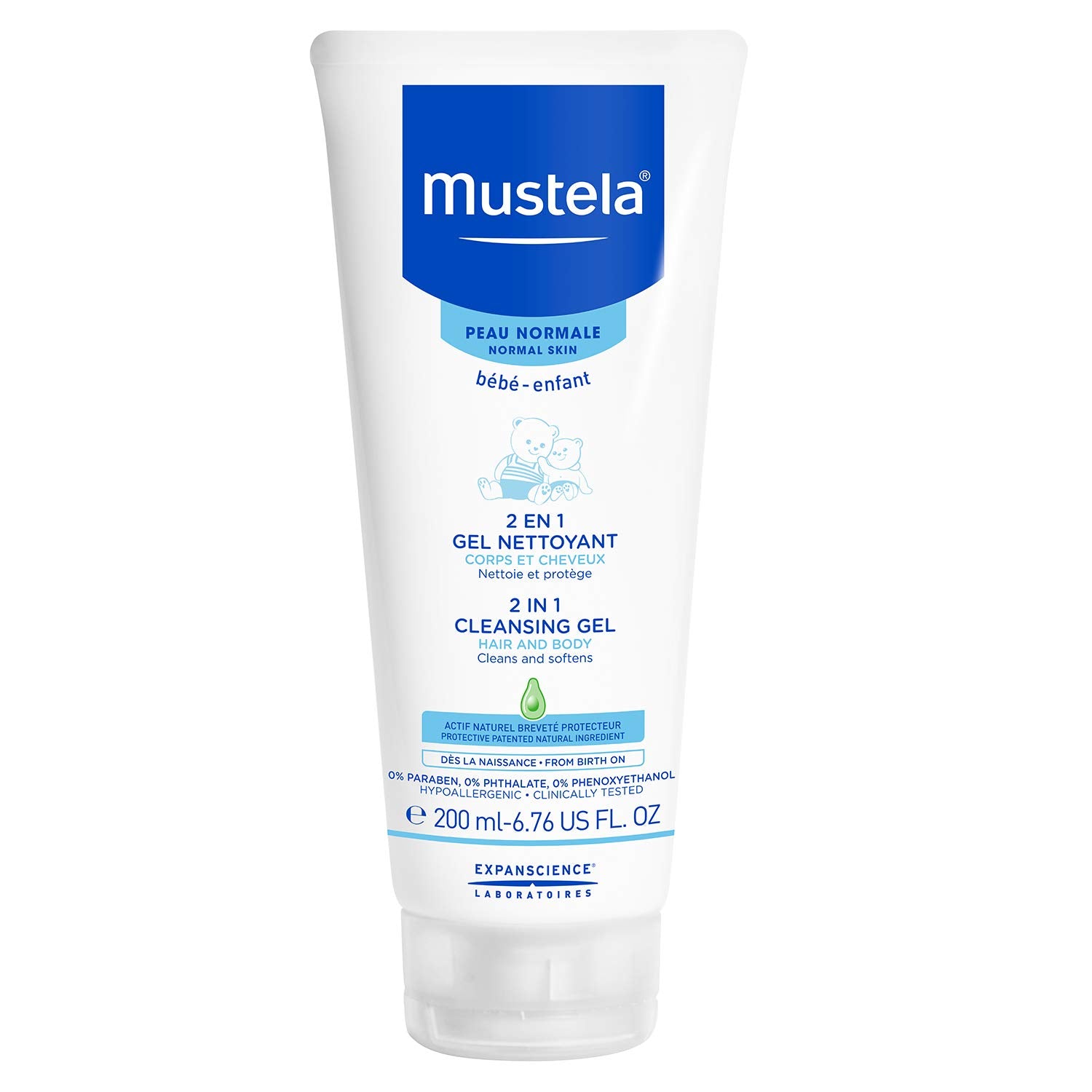 Mustela 2-in-1 Cleansing Gel - 200 ml