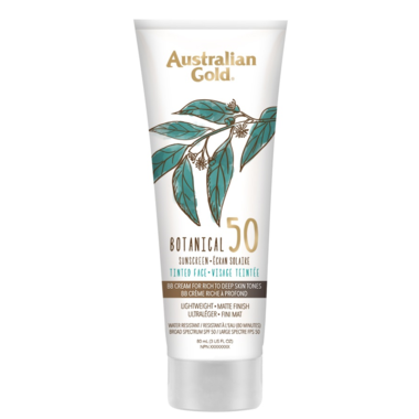 Australian Gold Botanical Mineral Tinted Face SPF 50, Rich - 88 ml