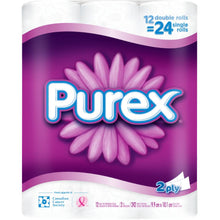 Load image into Gallery viewer, Purex Bathroom Tissue - 12 double rolls, 242 sheets
