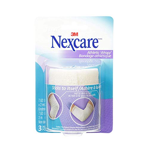 3M Nexcare Active Line, Self-Adhesive Athletic Wrap, White