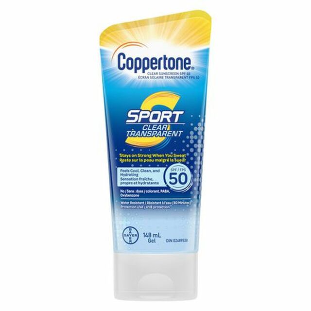 Coppertone Sport Clear Sunscreen Lotion SPF 50 - 148 ml