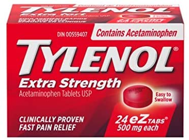 Tylenol Extra Strength Acetaminophen - 24 EZTabs x 500mg