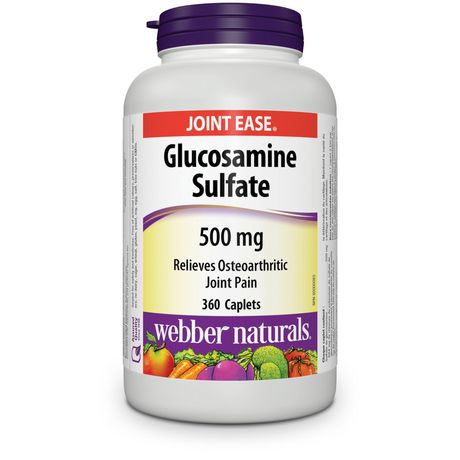 Webber Naturals Glucosamine Sulfate 500 mg - 360 caplets