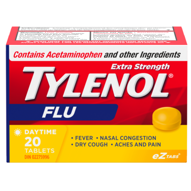 Tylenol Extra Strength Flu, Daytime eZTabs - 20 tablets