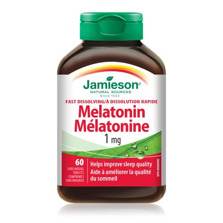 Jamieson Fast Dissolving Melatonin, 1 mg - 60 sublingual tablets