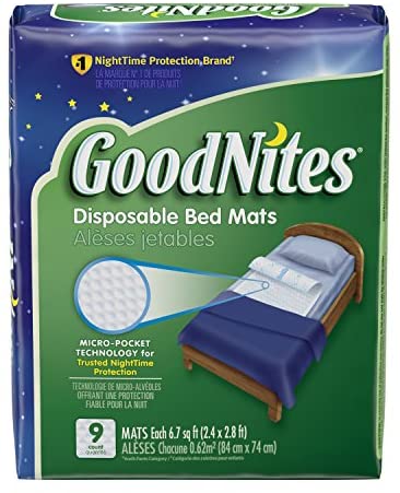 GoodNites Disposable Bed Mats - 9 count