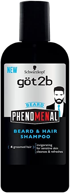 Schwarzkopf got2b Phenomenal Beard and Hair Shampoo - 248 ml